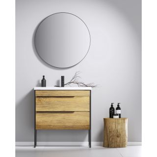 Тумба под раковину Aqwella Fargo FRG0107DB+FRGN440 70 см